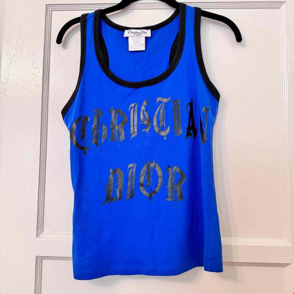 Christian Dior John Galliano Tank '02 sz 40/small